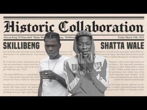 Shatta Wale - Blow Up Ft. Skillibeng, Gold Up